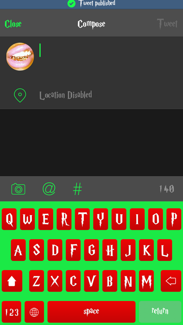 ASVP_loudpack's tweet image. #Trippy #green #colorkeyboard #imhacked 😈😈😈😈