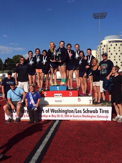 karenbulger's tweet image. Girls team took 2nd in state. Good job! #trackstate