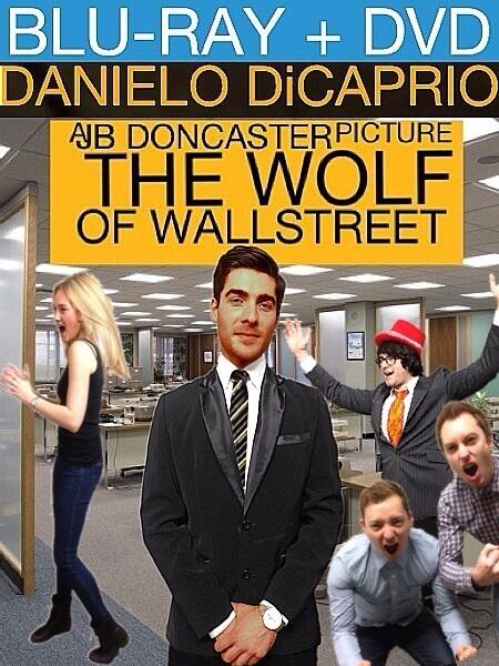 siaa_jbaus's tweet photo. Who's afraid of the big bad WOLF OF WALLSTREET? Not DT, DM, Simon Justin or Emily. Grab DVD or blu-ray @JBDoncaster http://t.co/YoyeMhcrWw
