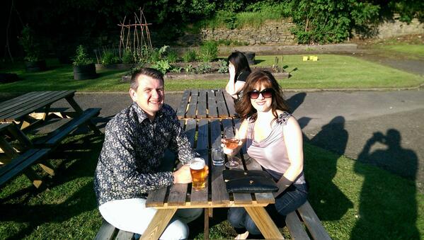 LyshaHolmes's tweet image. Had a fab night @rammycraftbrew in the sun. Enjoyed lovely food and service @hearthoftheram #40isFab #datenight