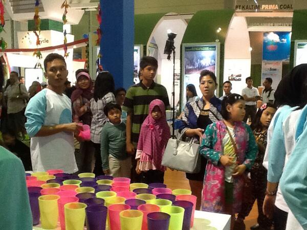 Akhirnya game Pembela Rimba 2 dibuka lagi... Sampai akhir acara ;) langsung aja ke booth Chevron-GreenwebID #PLI2014