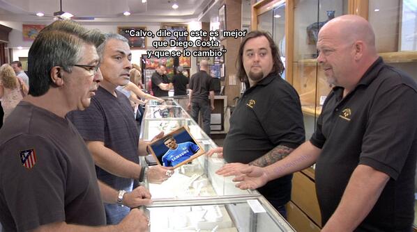 Aquí, en una negociación de alto nivel.