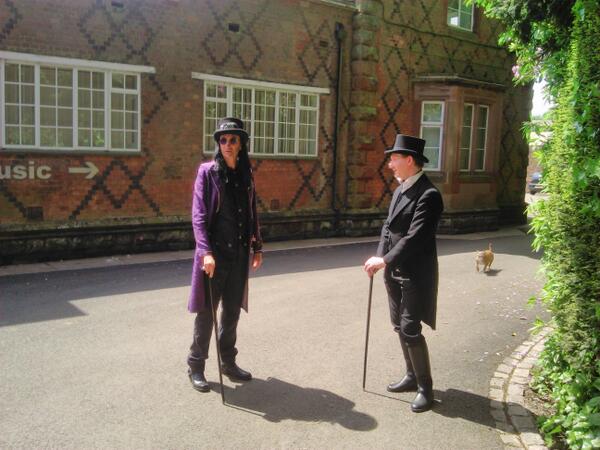 We've been on a tour with The League of Extraordinary Keele Gentlemen! Keele.ac.uk/keeleday #KeeleDay
