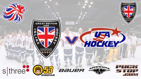 GAME DAY
<a href="/GBInlineHockey/">GB Inline Hockey</a> vs <a href="/usahockey/">USA Hockey</a> at 1pm  #GBinCzech #TeamGB Watch it LIVE here > bit.ly/IIHFstream