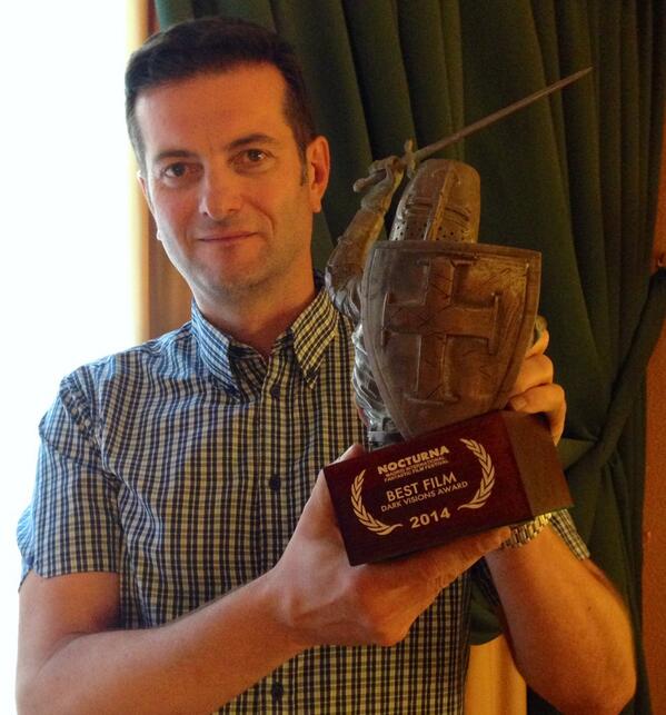 CrueltheMovie's tweet photo. C&amp;U wins Dark Visions award for Best Film in Madrid! Thank-you @Nocturnafest !
@cfccreates @eOnefilms @MadSamurai007 http://t.co/Zp9JcYWGCh