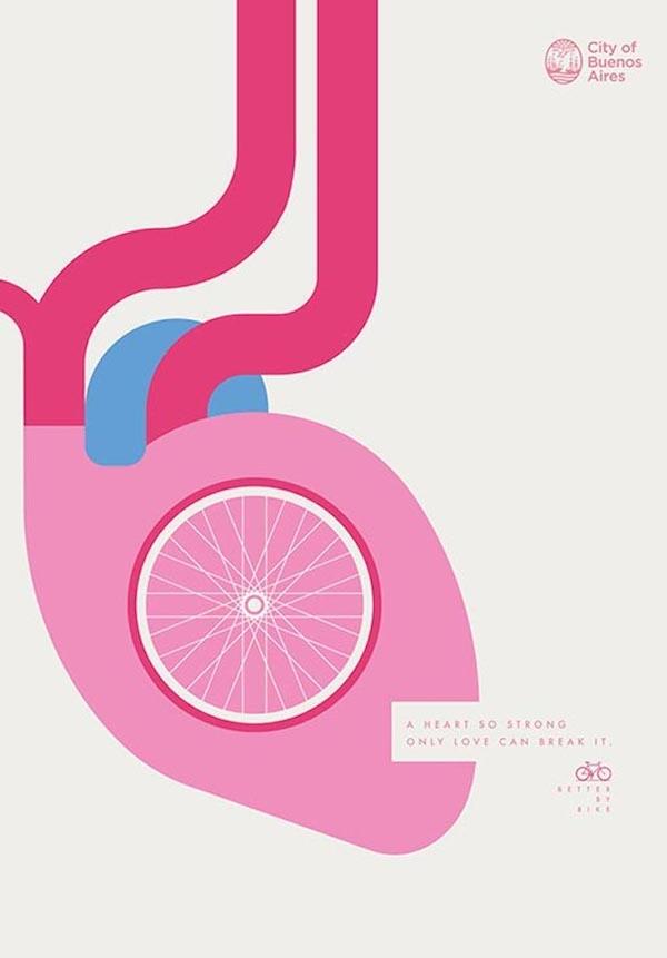 ilpost's tweet photo. La campagna per incoraggiare l’uso della bicicletta a Buenos Aires http://t.co/ufw6gtQFvw http://t.co/9bAmwCi66O