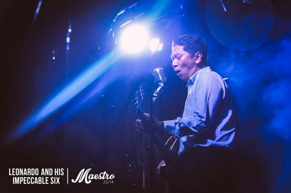 rhesautomo's tweet image. swinging with Leonardo and His Impeccable Six @Leonardoringo @leonardo_music #MAESTRO2014