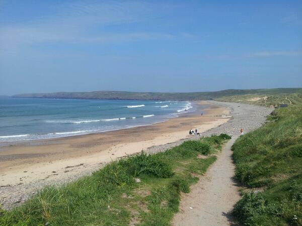 Another 10 miles done on #Pembrokeshire #Coastpath with <a href="/pjenkins851/">Paul Jenkins old a/c</a> &amp; @lovepembs  #Freshwaterwest #Dobby !