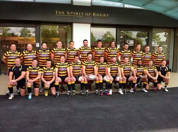 CornwallSport's tweet photo. The Cornwall team at Twickenham...#blackandgold http://t.co/TsdIlDnED0