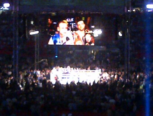 Fretters1977's tweet image. The moment it dawns on @StGeorgeGroves that he will be known as #buswanker forever more #GrovesFroch2 #londonbus