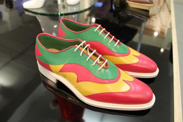 _Nathan_Lewis_'s tweet photo. More bold shoes spotted. #Churches #Menswear #GFW2014 #fbloggers http://t.co/1UAo9AG07H