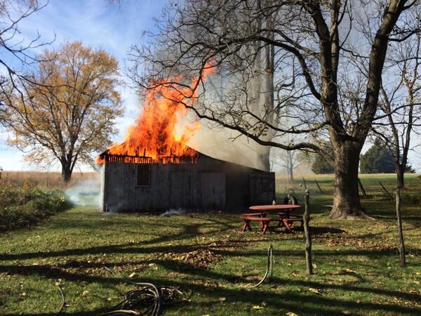 DesignFarmKS's tweet image. The barn last October