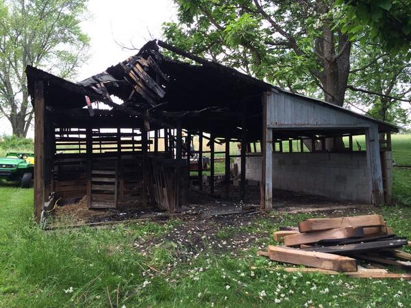 DesignFarmKS's tweet image. The barn yesterday