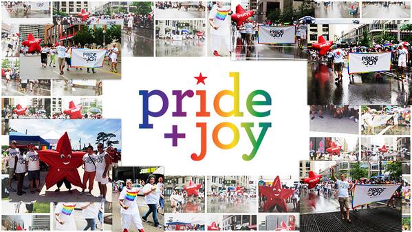 Macys's tweet image. Happy #LGBT Pride Month! Join us all month long for events, parades and lots of pride+joy! mcys.co/1wO9sad