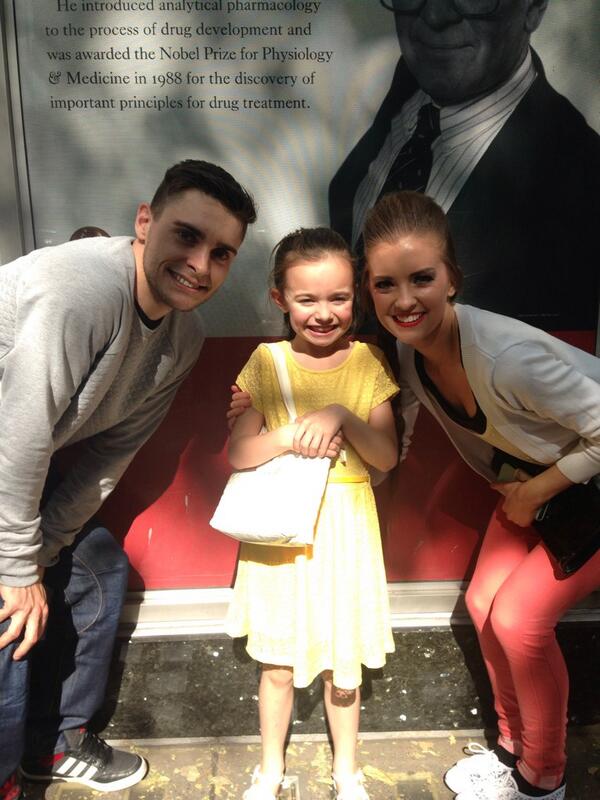 SallyPenny's tweet photo. @BrosenaDance loved the show #flashmob Thanks for the picture with my daughter who's a big fan! http://t.co/WEHYzr4gEP