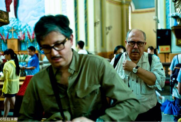 Took photo in church