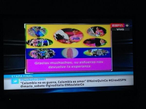 monana0106's tweet photo. #GiroxESPN .... Pendiente y orgullosa de nairoman y rigonaitor http://t.co/0cTtEYglii