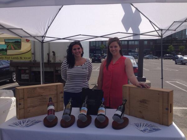 MyMarketToronto's tweet image. We've got Chateau des Charmes here!  @Kylie_Toner  representing!
