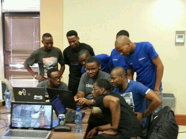 KlassSavage's tweet photo. Nailed it. #RHOKPTA #RHOK_2014 #ITVarsity #GK2014 #MicrosoftSA #GDG @ITVarsity. @Microsoft. It's on! We are winning. http://t.co/mrEHSKe9Dc