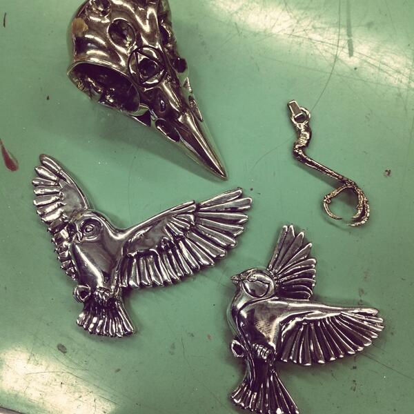 New Pieces! #jewels#bird#birds#necklace#jewelry
