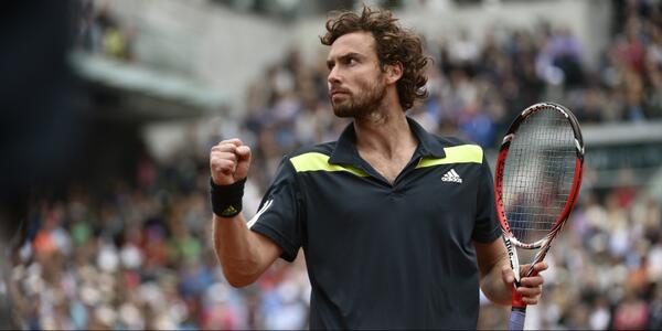rolandgarros's tweet photo. "It's only after hard work we can enjoy life. That's what I found out." - Ernests #Gulbis #RG14 http://t.co/3FpWFoDgI1