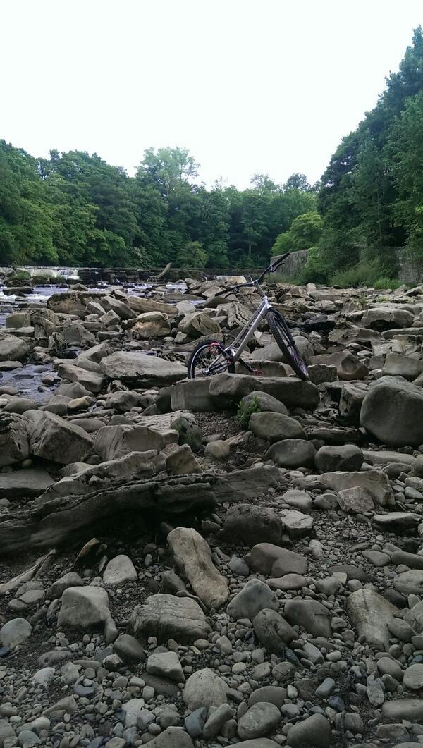 last minute practice before the British national @ fort William this weekend! Get over to <a href="/BikeTrialFed/">Biketrial Federation</a> to enter!