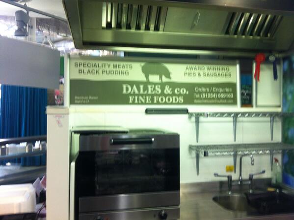 IndigoEyeCreate's tweet photo. Vinyl sticker applied to backboard frame for Dales &amp; co Blackburn Market. http://t.co/LAPNSj7R4t