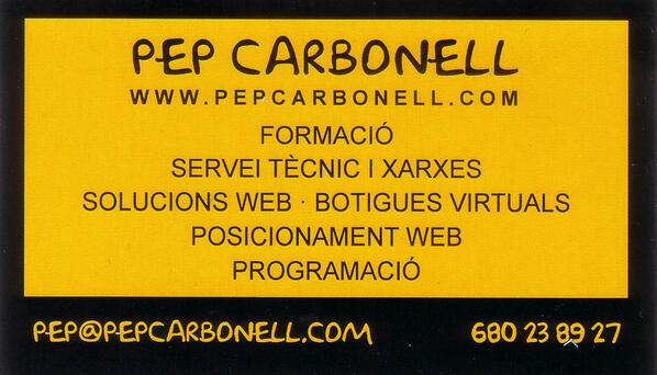 pepcarbonell's tweet photo. Nou remake de la plana de @pepcarbonell, Serveis informàtics.

http://t.co/6JVuwLDiAS http://t.co/orjuPlYU7a