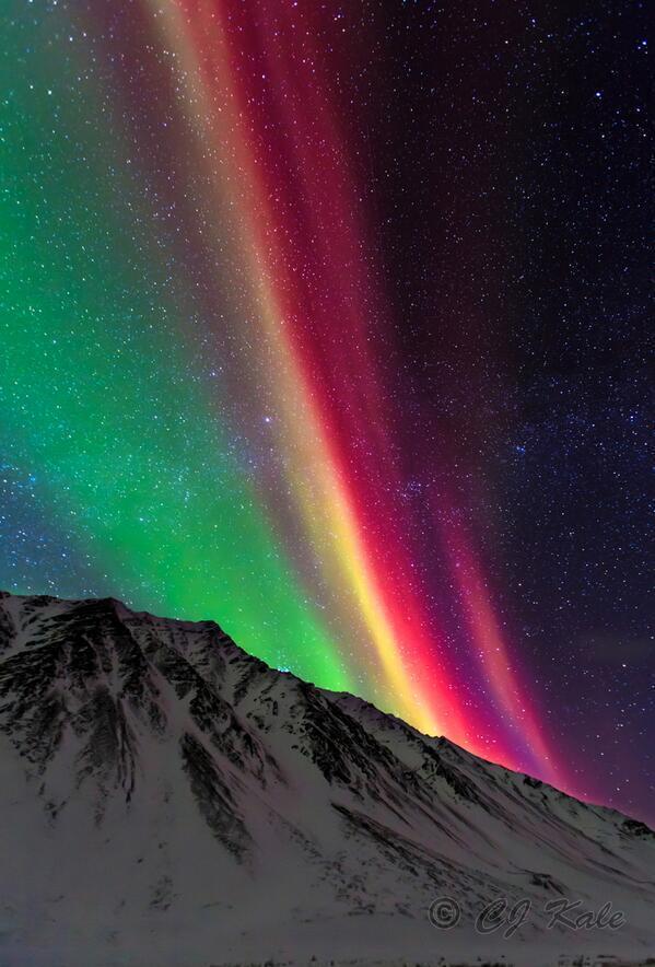 _Paisajes_'s tweet photo. Aurora arcoíris, Alaska. http://t.co/sNOlroyACa