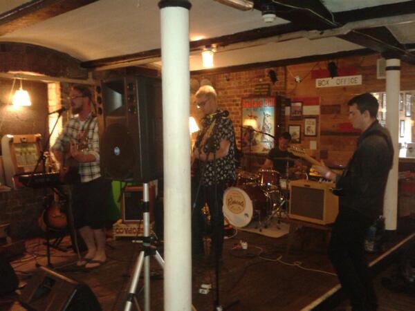 RustyBikeIgnite's tweet photo. Soundcheck for @ExeterIgnite opening party @BikeShedTheatre  - only an hour to go... #exeterignite http://t.co/qLRQ5PQbzG
