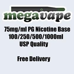 MegaVapeUK's tweet photo. There is a new review on 75mg/ml PG Nicotine Base - Thanks Simon c.. https://t.co/WdLyBnc1uw via @yotpo http://t.co/hLfzLnKMZe