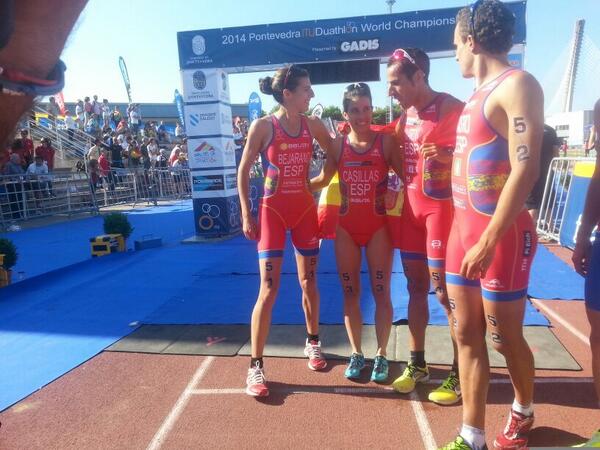 España subcampeona del mundo #duatlónrelevosmixtos élite ¡Enhorabuena cracks! #grandes