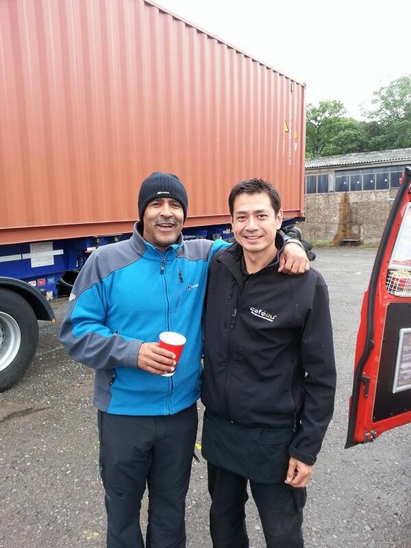 It's not every week you meet a Legend! I hope the Ultimate Hot Chocolate was just that.   <a href="/Daley_thompson/">Daley Thompson</a> <a href="/Cafe2ULtd/">Cafe2U</a>