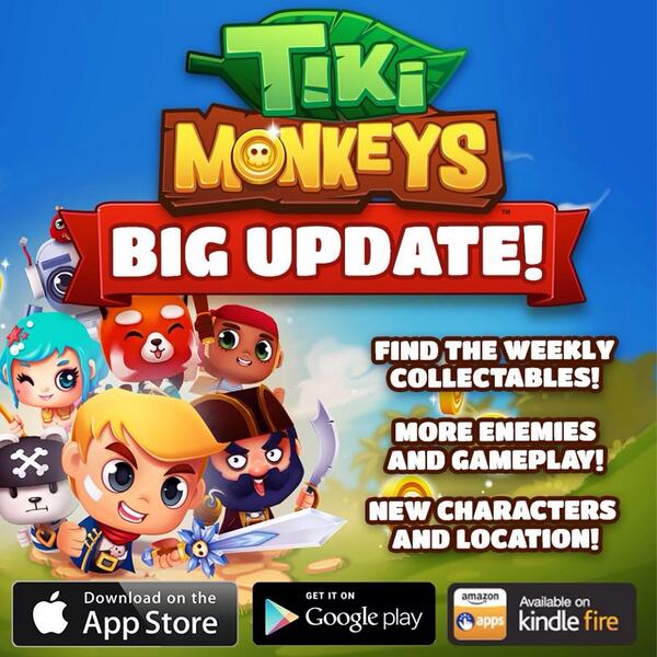 MilkCapStudios's tweet photo. Yes! A BIG update is now available for Tiki Monkeys! http://t.co/jXmUq7VyAo