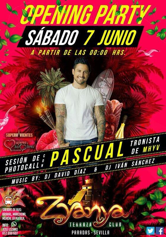 SABADO 7 DE JUNIO OPENING PARTY!

Ponemos BUS pasa por MARCHENA-PUEBLA-ARAHAL-MORON!

INFO/RESERVAS 653896607

RT RT