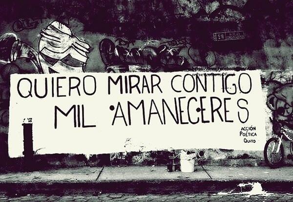 QUIERO MIRAR CONTIGO MIL AMANECERES