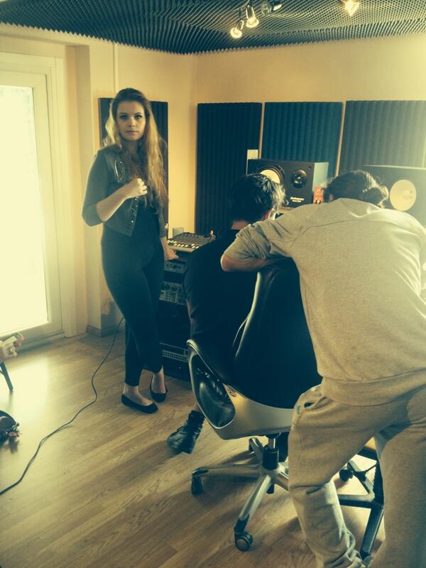 A good day today listening to my gorgeous @WrenTester putting together a great song. Exciting times . #supertalented