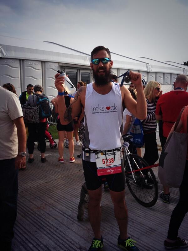 DJash_e's tweet photo. Finished the @WorldTriLondon for @trekstock in 195th place with a time of 1 hour 8 minutes and 12 seconds! http://t.co/tnoRXOapHt