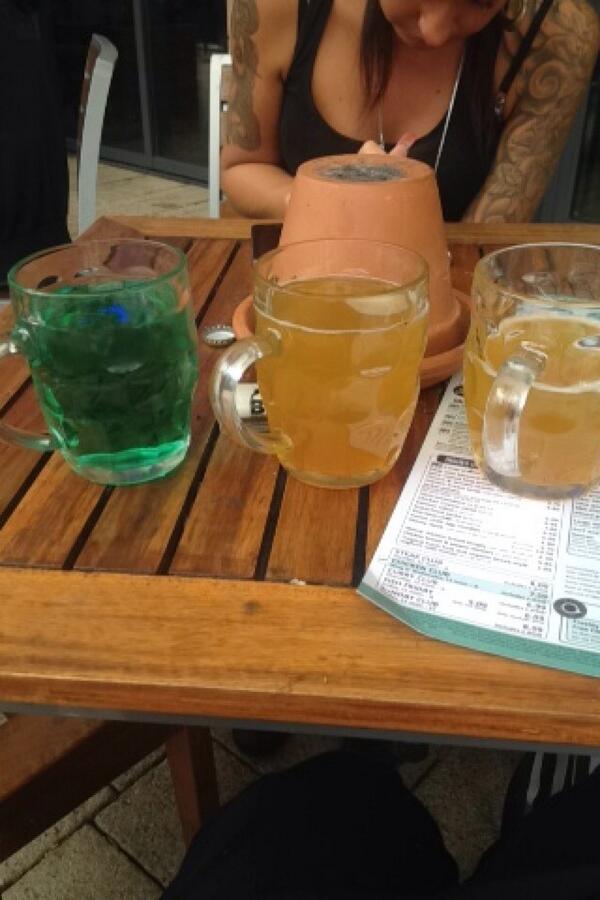 natalie_fletch's tweet photo. Seriously these are cocktails not bloody ales!!! @scissor_girl @Lookitsjenna http://t.co/HaPdOaGxAt