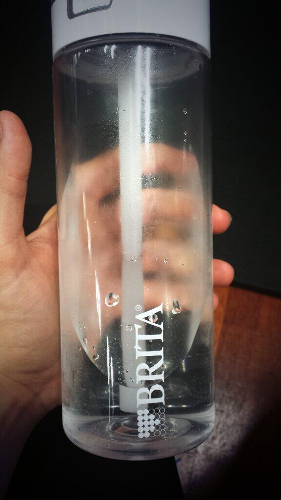 My new favorite thing! Definitely encouraging me to drink more water! <a href="/BritaUSA/">Brita USA</a>