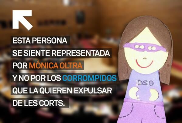 El PP quiere votar la expulsión de <a href="/monicaoltra/">Mónica Oltra Jarque</a> esta semana. ¡Mostremos de lado de quien estamos! #ForçaMonica