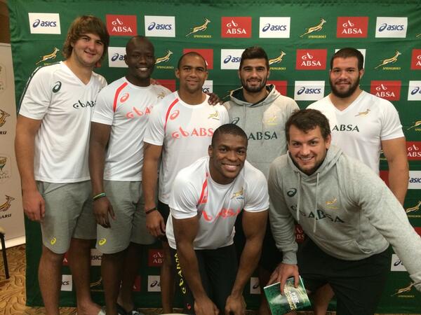 Great to have <a href="/LooD_Jager/">Lodewyk de Jager</a> @OupsMo <a href="/CornalHendricks/">Cornal Hendricks</a> <a href="/Doogz/">Damian de allende</a> <a href="/sburasithole/">Sibusiso Sithole</a> <a href="/Callie_Visagie/">Callie Visagie</a> with the #Springboks in CT.