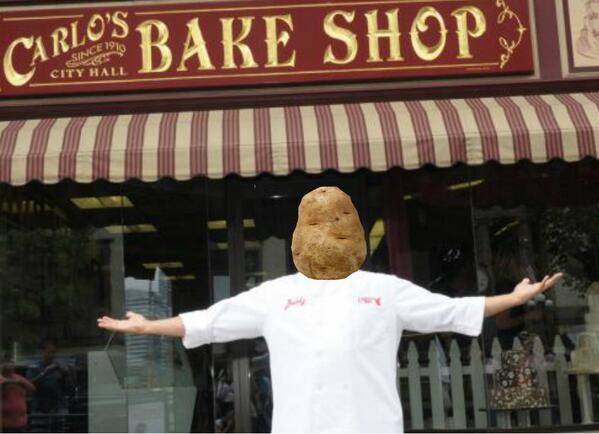 OneSimplePotato's tweet image. real pic of Spuddy from Cake Boss