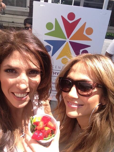 Jennifer Lopez Visits Montefiore to Launch the Center for a Healthy