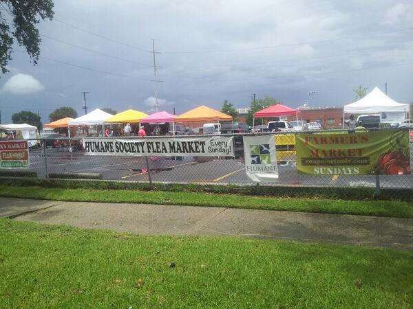 We're open till 4. No rain! #swapmeetNOLA #NOLA #ArtMarket