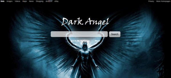 Get this Dark Angel Google Homepage theme as you Custom Google Homepage in 3 easy Steps.tinyurl.com/m7qtgqk