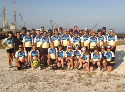 fatfrogwalt's tweet image. EMD Serono / Fat Frogs MS150 team Saturday morning