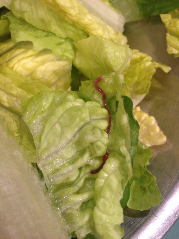 Pixados's tweet photo. @sainsburys I found a worm in my Caesar salad. It ate more than me. http://t.co/5YODo5DdZn