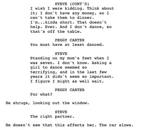Captain America, original script.