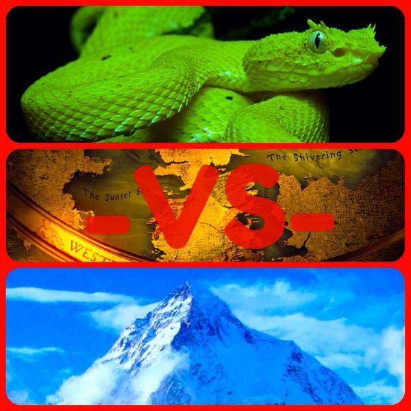 The animal poster #TheMountainAndTheViper